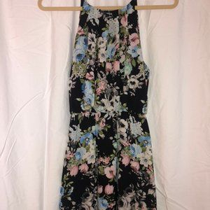 Halter Floral Dress